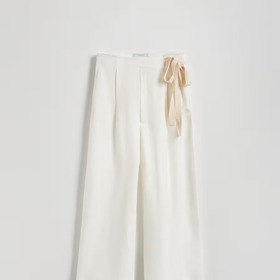 Kalhoty se lnem a viskózou, Reserved, 799 CZK