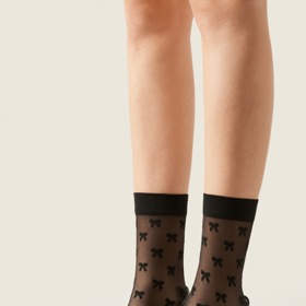 Ponožky s celoplošnými mašličkami, Calzedonia, 139 Kč