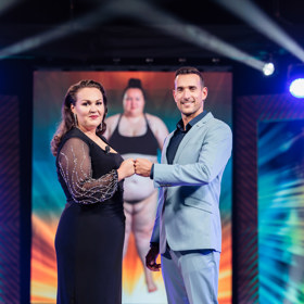 Gabriela Šlosrová s Martinem Košťálem.