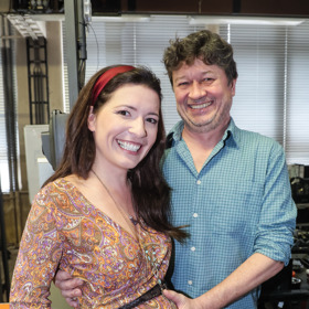 Karel Janák s manželkou.