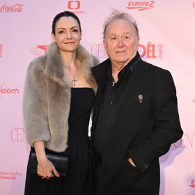 Petr Janda se svou krásnou ženou Alicí. 