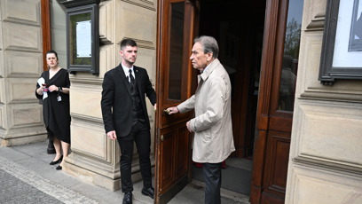 FOTO: Poslední rozloučení s hercem Aloisem Švehlíkem v Národním divadle.