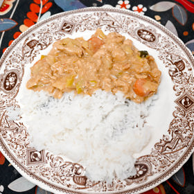 Ve Finsku jsme u Dominiky Gottové doma jedli rýži a kari.