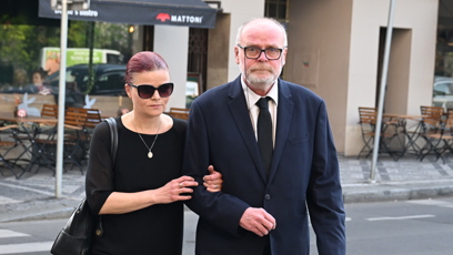 FOTO: Herec Igor Bareš se přišel rozloučit.