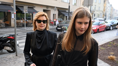 FOTO: Herečka Jitka Schneiderová dorazila s dcerou Sofií Annou.