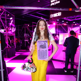 Zpěvačka byla nepřehlédnutelná, ostatně jako každý rok. 