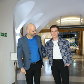 Daniel Krejčík s partnerem Jiřím Vymětalem.