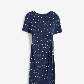 Žerzejové těhotenské šaty v midi délce z organické bavlny, Bonprix, 679 Kč