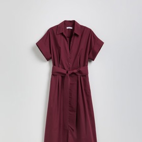 Košilové šaty s páskem, Reserved, 899 Kč