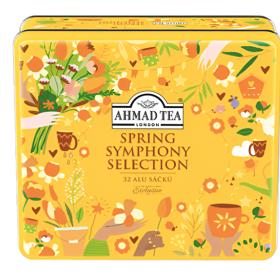 Jarní čajová kolekce čtyř druhů porcovaných čajů, Ahmad Tea London, 249 Kč