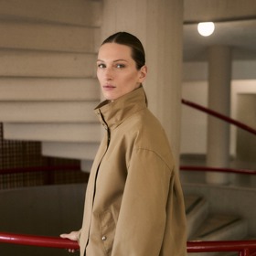 Bavlněná parka s řaseným spodním lemem, Mango, 2999 Kč
