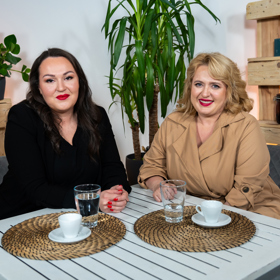 Gabriela Šlosrová navštívila talkshow Na kafeečko. 