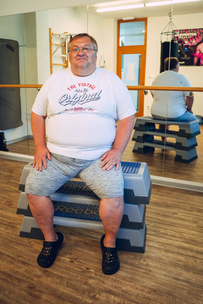 FOTO: Petr před vstupem do Extrémních proměn vážil 171 kilogramů. – stránka 71