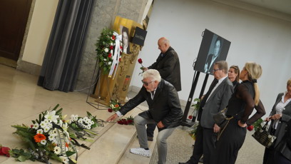 FOTO: Poslední rozloučení se zpěvákem Karlem Bláhou.