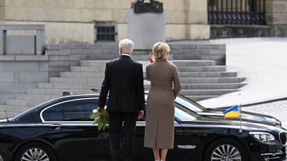 FOTO: Prezident republiky Petr Pavel a paní Eva Pavlová.