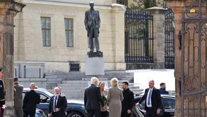 FOTO: Oficiální návštěva ukrajinského prezidenta Volodymyra Zelenského.