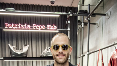 FOTO: Lukáš Macháček na otevření nového butiku PATRIZIA PEPE.