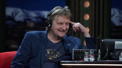 FOTO: Jaromír Bosák se sluchátky u Jana Krause.