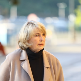 Eliška Balzerová slaví 77. narozeniny. 