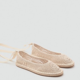 Háčkované baleríny, Mango, 1599 Kč