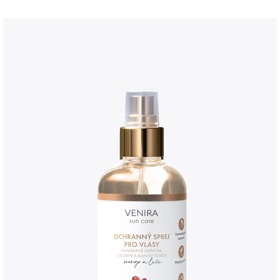 Ochranný sprej pro vlasy namáhané sluncem, chlórem a slanou vodou, VENIRA, 489 Kč