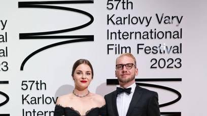 FOTO: Václav Smolka se svou novomanželkou Kateřinou.