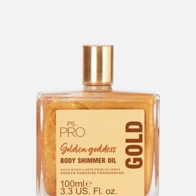 Třpytivý olej na tělo, Primark, 124 Kč