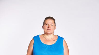 FOTO: Alexandra na začátku show vážila 107 kilo.
