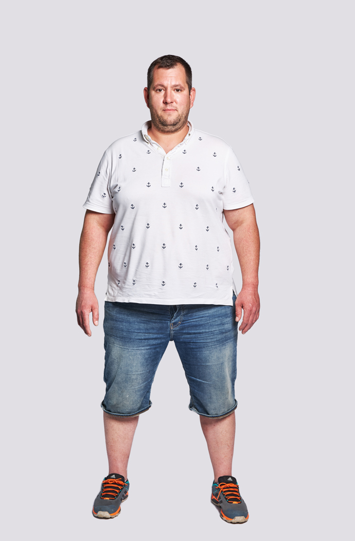 FOTO: Jeho počáteční vážení ukázalo 143 kilogramů. – stránka 90