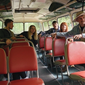 Tým "hvězd", ve kterém je i Andrej Kalašnik.