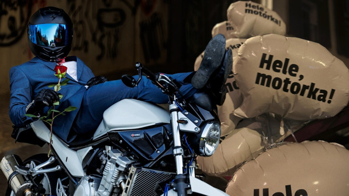 FOTO: SnadneumřuNamoto se zapojil do kampaně Hele, motorka! – stránka 1