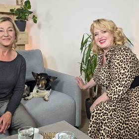 Herečka Vanda Hybnerová navštívila talkshow Na kafeečko. 