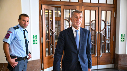 FOTO: Andrej Babiš u soudu ohledně Čapího hnízda.