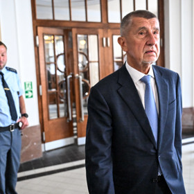 Andrej Babiš u soudu.