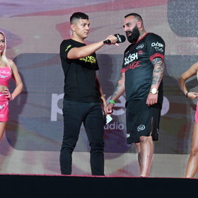 Lukáš Bartoš alias Král Pablo při rozhovoru.