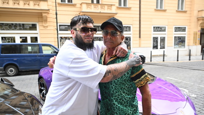 FOTO: Leo Beránek společně s otcem.