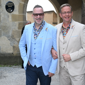 Aleš Cibulka s Michalem Jagelkou. 