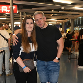 Karel Horváth s partnerkou.