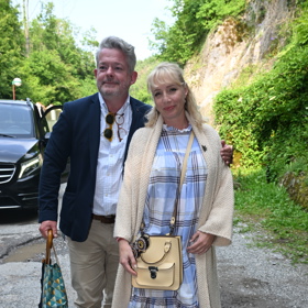 Aleš Háma s manželkou.