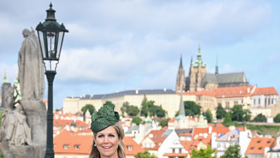 FOTO: Královna Máxima ve florálních šatech.