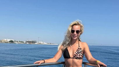 FOTO: Sandra Haganová má vysportovanou postavu.