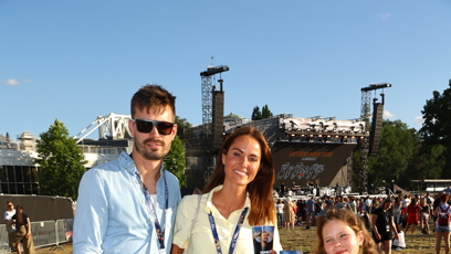 FOTO: Renáty rodina vše sledovala s VIP zóny.