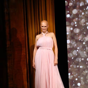 Teď byla hvězdou módní přehlídky návrhářky Martiny Pipkové Loudové. 