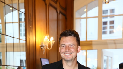 FOTO: Karel Kašák na akci v hotelu Mozart.