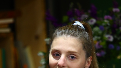 FOTO: Rebeka Harris na křtu knihy Nely Moravcové.