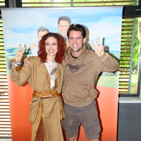 Anna Dvořáková s Janem Komínkem.