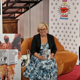 Kateřina Cajthamlová na trojkřtu.