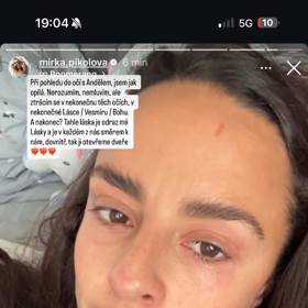Mirka Pikolová se vyjadřuje ze svých pocitů. 