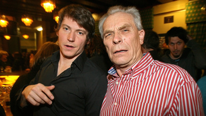 FOTO: Alois Švehlík se svým synem Davidem Švehlíkem.