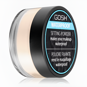 Svoje klasické líčení můžete pojistit tímto voděodolným fixačním pudrem od značky Gosh za 382 Kč.